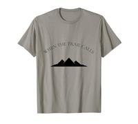 Hiking When The Trail Calls Outdoor Nature Gift tee Camiseta