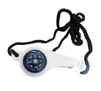 Hiking Whistle - ABS, Compass Safety Gear | Waterproof Survival Tool