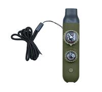 Hiking Whistle Compass - 7-in-1 Outdoor Safety Supplies, Camping Whistle with LED Light, Multifunctional Survival Gear for Hikers, Runners, Backpacking, Camping, Boating, Mountain Climbing, Road Trips