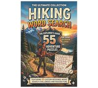 Hiking Word Search: Hiking Word Search Puzzle Book: Easy to Read Print about Adventure, Hiking, Camping, Travelling and more / 6x9 Inches, 110 Pages, ... / Gifts for Vacations, Holidays and Free Time