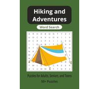 Hiking Word Search Puzzle Book: Word Searches with Easy to Read Print about Hiking, Adventures, Nature, and More | 6x9 inches, 110 pages | 50+ Puzzles… Gift for Free Times, Vacations, and Holidays