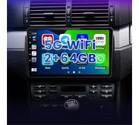Hikity 2+64G 9" Radio Android para BMW E46 1999-2005 CarPlay