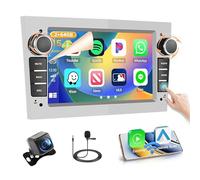 Hikity 2+64GB Android 15 Radio Coche para Opel Astra Antara Vectra Corsa Zafira Meriva Vivara Vivaro Combo Signum Tigra CarPlay Android Auto Bluetooth Pantalla Táctil 7"