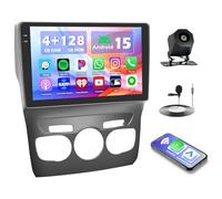 Hikity 4+128G Android 15 Autoradio para Citroen C4L C4 DS4 2013-2017, Autoradio Pantalla Táctil de 10,1" con CarPlay Inalámbrico Android Auto BT Navegación GPS WiFi EQ USB y Cámara de Marcha Atrás