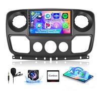 Hikity 8 Core 2+64G Radio Android para Renault Master 3 III Opel Movano B Nissan NV400 Wireless Carplay Android Auto, 9'' Pantalla Táctil Estéreo Radio Bluetooth 5.0 32EQ GPS FM/RDS SWC Cámara Trasera