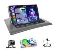 Hikity 8 Core 4GB+64GB Android 15 Autoradio für BMW X3 E83 2004-2010 Radio Wireless CarPlay Android Auto Bluetooth 9" Bildschrim Auto Radio mit Navi Rückfahrkamera