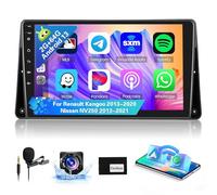 Hikity 8 Núcleo 2+64G Android Radio Pantalla para Renault Kangoo 2013-2020/Nissan NV250 2013-2021 Inalámbrico Carplay Android Auto, 9'' Pantalla Táctil Estéreo Radio Bluetooth 32EQ GPS FM/RDS SWC