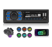 Hikity Dab/Dab+ Radio Coche con Bluetooth FM