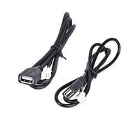 Hikity USB Adaptador Universal 4 Pin y 6 Pin Conector Cable de Extensión para Android 15 Estéreo Car Stereo USB Extensión Cable