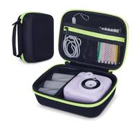 Hikkon Estuche para cámara Infantil para HiMont/GREENKINDER/CAMCLID/LETSHAHA,Bolsa Organizadora Portátil para Cámara Infantil (Sólo Funda) - Negro
