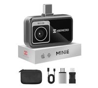 HIKMICRO Cámara Térmica Minie iOS/Android, resolución IR 96x96, Mejora de Imagen SuperIR 192×192, 25Hz, para teléfono/Tablet, grabación de Video, USB-C/Lightning (Compatible con iPhone 15/16/17)