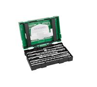 Hikoki 40030030 - Juego de brocas, 10 W, 240 V, 5 - 12 mm, 10 pie