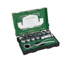 Hikoki 40030033 - Juego de insertos de llave de tubo de 1/2 "de 13" (CAJA III)