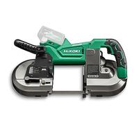 HIKOKI Akku Bandsäge CB3612DA (18V, Brushless Motor, Blattgeschwindigkeit: 1,0-3,2 m/min, Bandabmessung LxHxB: 1.140x12,5x0,5 mm) Plus Zubehör, OHNE Akku, Ladegerät und Transportkoffer.