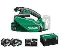 HIKOKI Akku Bandschleifer SB3608DA (18V, Akku 2,5 Ah, Schleiffläche (Breite): 76 mm, Bandlänge: 533 mm, Bandgeschwindigkeit: 122-450 m/min, Brushless) Zubehör: alles im HSC Koffer.