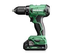 HIKOKI Atornillador inalámbrico 18V (2 x 2 Ah, cargador, estuche) DS18DAWCZ