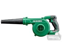 HIKOKI Akku Gebläse + Sauger RB18DC (18V, Förderleistung ohne Düse: 0-3,5 m³/min, Max. Luftgeschwindigkeit (mit Düse): 95m/s, Durchschnitts- Luftgeschwindigkeit: 78m/s, Leerlaufdrehzahl: 0-15000min-1)