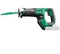 HIKOKI Akku Säbelsäge CR18DMA (18V, Sägehub: 29 mm, Leerlaufvibration: 8,7 m/sec², Sägen in Holz Ø: 300 mm, Sägen in Rohr Ø: 130 mm, Sägen in Stahl Ø:19 mm,) OHNE Akku, Ladegerät.