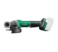 HIKOKI Akku Winkelschleifer G1813DVF (18V, Schleifscheiben Ø:125 mm, Antriebsspindel: M14, Brushless Motor, Leerlaufdrehzahl:3200-8000 min-1,) plus Zubehör, ohne Akku, Ladegerät und Transportkoffer.
