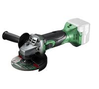 HiKOKI Amoladora Angular a Batería - 18 V, 125 mm - Interruptor Deslizante, Mango Soft-Touch, Protección contra Reinicio, Diseño Compacto, Bloqueo de Eje, Protección contra Sobrecarga - Alta Potencia