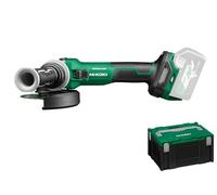 HiKOKI Amoladora Angular, Radial 36 V, 125 mm, Motor Brushless | Velocidad variable 3.200-10.000 rpm, freno de disco, sistema de seguridad, maletín HSC II, sin batería ni cargador