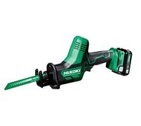 HiKOKI CR12DA Sierra de Sable 12V, Sierra de Tigre Inalámbrica | Incluye 2 baterías de 2,5 Ah, cargador, maletín HSC II y 2 hojas de sierra. Compatible con hojas de calar, cambio rápido.