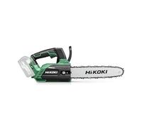 HiKOKI CS3630DCW4Z Motosierra de 36 V, Espada de 30 cm, Motor sin | Ligera de 2,5 kg, flujo de aceite ajustable, incluye riel y cadena, sin bateria ni cargador, para poda y jardineria