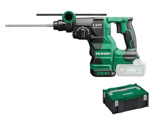 HiKOKI DH1826DA Martillo Perforador y Cincelador 18V SDS-Plus Motor | Energía de impacto 3,2J, 3 modos de trabajo, mango antivibración, luz LED, sistema RFC, sin batería ni cargador