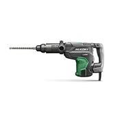 Martillo perforador HIKOKI SDS-Max de 1.500 W sin escobillas, 15,5 J y mango de baja vibración (LVH) para taladrar hormigón hasta 52 mm DH52MAWSZ