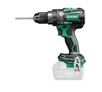 HiKOKI DV18DCW4Z Taladro Percutor, 18V, Motor Brushless y 140 Nm | Incluye portabrocas de 13 mm y mango adicional, sin batería ni cargador, compatible con gama 18V, motor sin escobillas