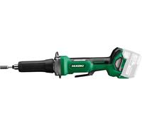 HiKOKI GP18DBW5Z Amoladora Recta a Batería 18V, 6 mm, Motor Brushless | Velocidad 29.000 RPM, disco máx 50 mm, interruptor hombre muerto, sin batería ni cargador, incluye pinza de sujeción 6 mm