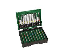 HiKOKI Juego de puntas de 18 piezas - Juego de puntas de destornillador duraderas para trabajos precisos - Puntas Torx, PH, PZ, SL, hexagonales - Caja de puntas ideal para al bricolaje y profesionales
