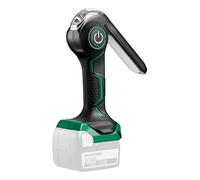 HiKOKI Luz de Trabajo LED Recargable - 18 V, 3 Niveles de Brillo - Lámpara de mano ajustable, con Gancho para Colgar - Sin Batería y Cargador