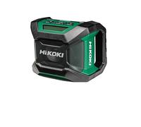 HiKOKI Radio de obra a batería UR18DA, inalámbrico FM/DAB, con adaptador o batería