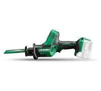 HiKOKI Sierra de sable a batería - 18V, 50mm profundidad de corte - Cambio de hoja sin herramientas, luz LED, compacta y ligera - Ideal para espacios reducidos y aplicaciones versátiles - Con maletín