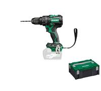 HiKOKI Taladro Percutor DS36DC 36V 155Nm, Motor Sin Escobillas de Alto Par | Taladro atornillador con RFC y carcasa de aluminio. Incluye mango extra y maletín HSC II. Sin batería ni cargador.