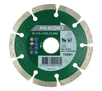 Hikoki tools 752801 - Disco diamante segmentado 115x22,2x7mm material variador