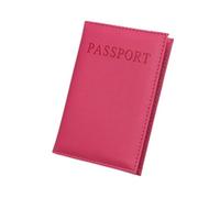 HIKOO DAILY 1 funda de piel sintética Possport para viajes mundiales, protector de pasaporte, organizador universal para pasaporte, rosa (b), Talla única
