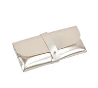HIKOO DAILY 2/6/8 piezas de piel sintética para gafas de sol, gafas de lectura, funda protectora para gafas de sol, dorado, Talla única