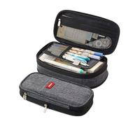 HIKOO DAILY Estuche creativo de gran capacidad, doble capa, estuche escolar para niñas, N.º 14, Talla única