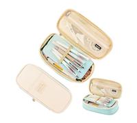 HIKOO DAILY Estuche creativo de gran capacidad, doble capa, estuche escolar para niñas, no. 11, Talla única