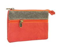 HIKOO DAILY Monedero portátil de algodón con diseño de Louis para niñas, diseño de lujo, Orange, 1 unidad