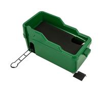 HIKUUER Dispensador de pelotas de golf semiautomático con pistas y pedales, dispensador de pelota de golf, altura ajustable, 100 bolas de golf, herramienta de orientación