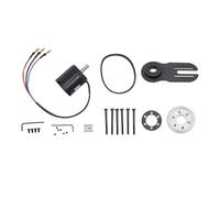 HIKUUER Longboard Skateboard Trucks Wheels Combo Set 1800W Skateboard Achsen Set-up Set 35km/h Skateboard Umlenkrollen Kit Skateboard Hardware