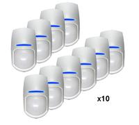 HIKVISION ALARMS 10xKX15DTAM Pack de 10 detectores PIR Doble Tecnología Pyronix KX15DTAM