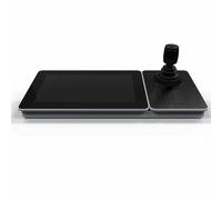HIKVISION BASIC DS-1600KI(B) Teclado IP WiFi con joystick de 3 ejes, para control de DVR/NVRs y domos HIKVISION, pantalla LCD de