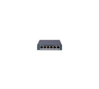 HIKVISION BASIC DS-3E1506P-EI HIKBASIC. Switch PoE mit 4 10/100/1000-Kupferports + 2 RJ45-Gigabit-Ports. PoE max. 60 W (30 W pro