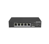 HIKVISION BASIC DS-3T1306P-SI-HS Switch 4puertos PoE 10/100 Mbps, 1 x 1 Gigabit RJ45, 1 x 1 fibra óptica.