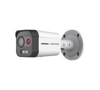 Hikvision Cámara de Red térmica y a Color Bullet. Doble Lente. 4MP DS-2TD2608-2/QA