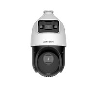 Hikvision Cámara de Seguridad IP Doble Lente PTZ Domo PoE 4MP+4MP 2.8mm+4.8-120mm Exterior IP66 - DS-2SE4C425MWG-E(14F0)